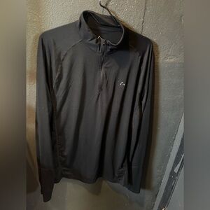 Paradox Black Lightweight Shirt Jacket with Polo Collar
